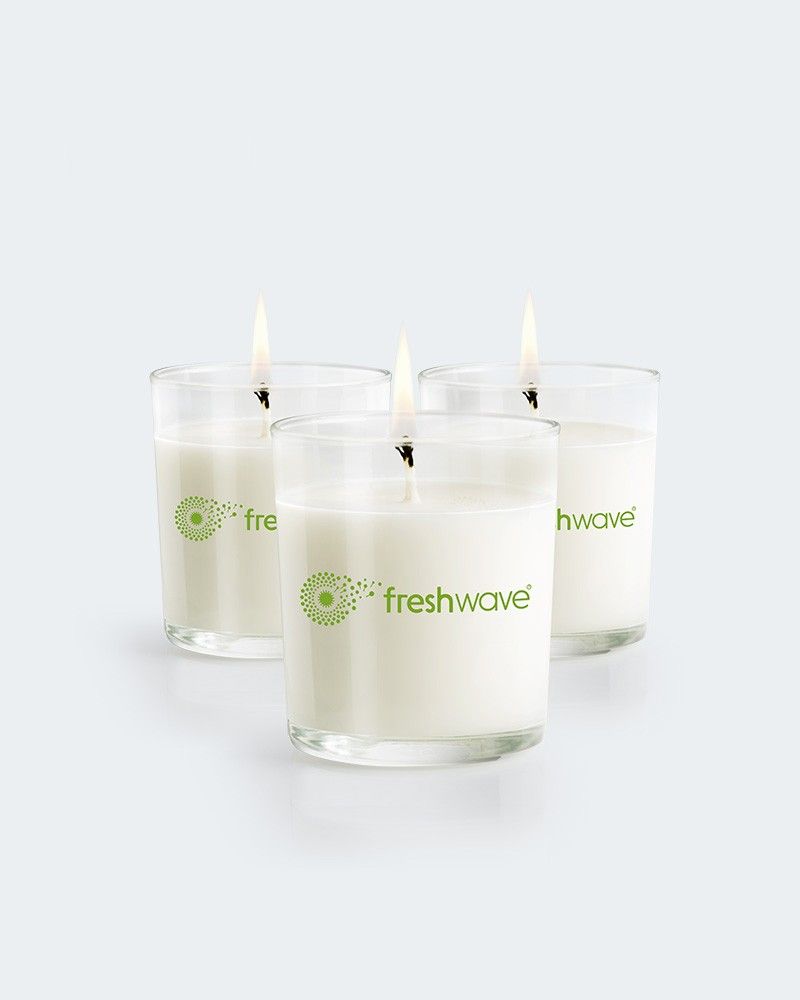 Pack 3 Velas neutralizadoras de olor Freshwave Elimina los malos olores y disfruta del mejor ambiente con el lote ahorro