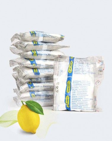 Lote Humydry 10 recambios antihumedad 450g para deshumidificador aroma limón