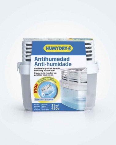 Aparato antihumedad Premium 450 de humydry para la humedad en espacios medianos