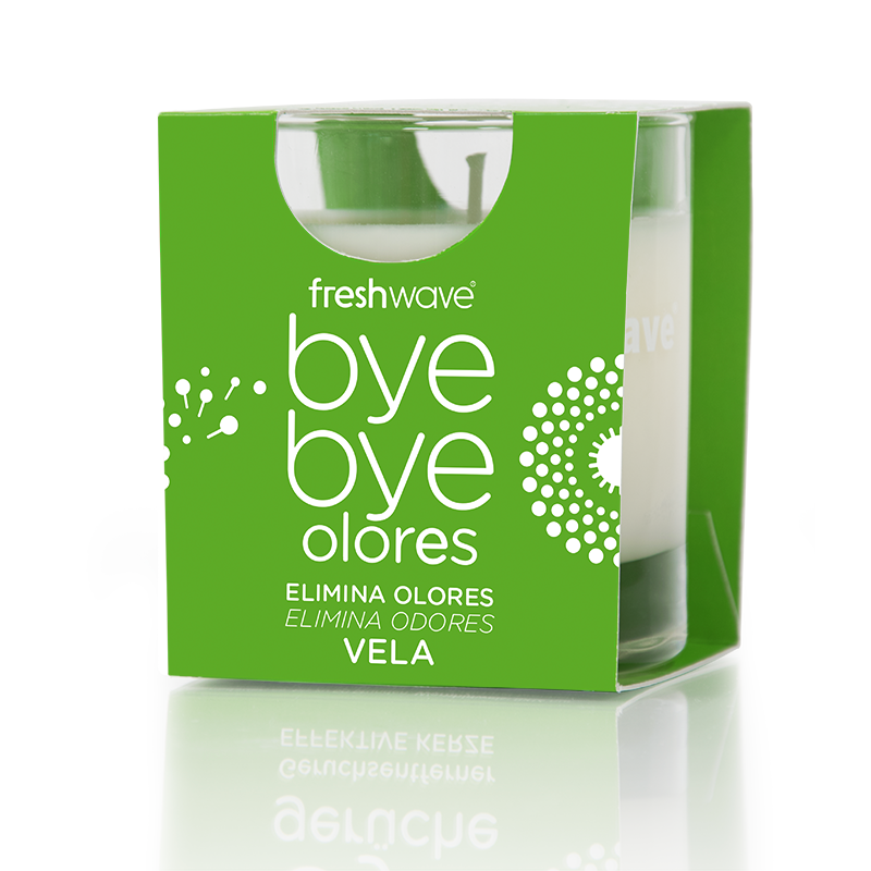 La Vela Freshwave  elimina los olores más desagradables y proporciona un agradable ambiente en el hogar.