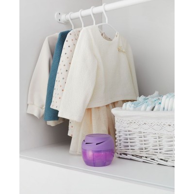 El antihumedad Duplo funciona sin electricidad ni baterías. Reduce el exceso de humedad por condensación.