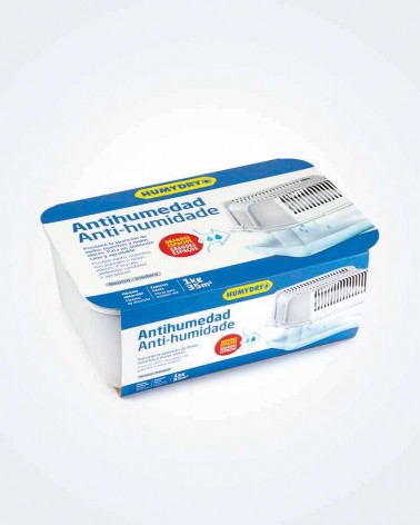 Aparato deshumidificador Humydry perfecto para absorber la humedad de espacios grandes de tu casa
