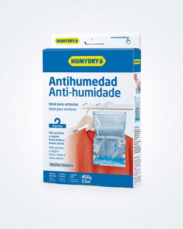 Deshumidificador colgante de humydry para absorber la humedad por condensación