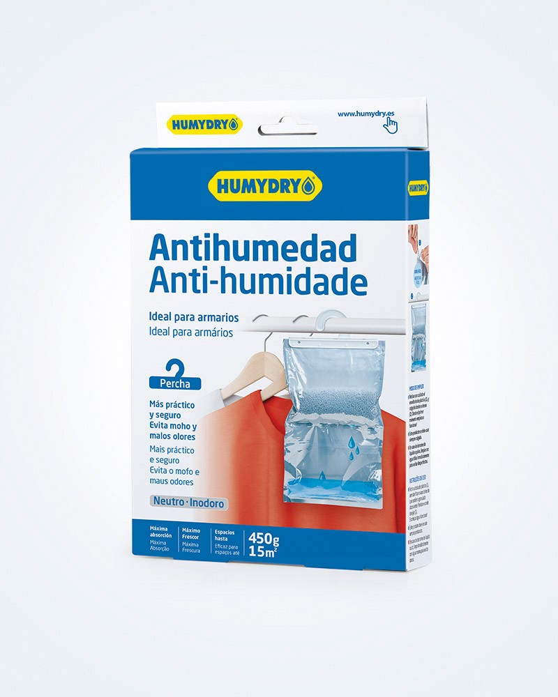 Deshumidificador colgante de humydry para absorber la humedad por condensación