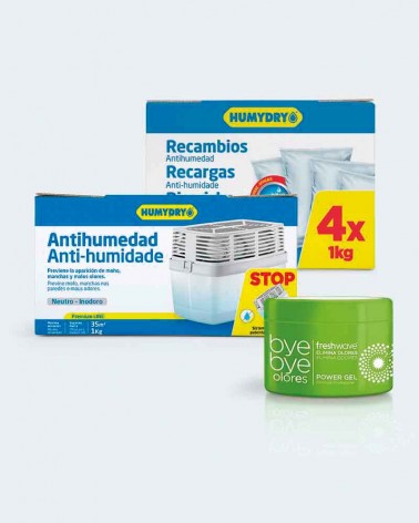 antihumedad Humydry y neutralizador de olores Freshwave