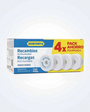 Pack recambios universales en tableta para aparatos antihumedad