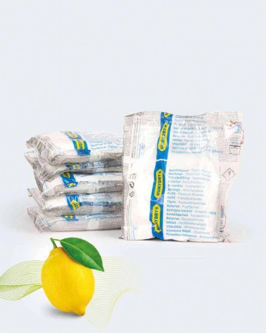 Pack de seis recambios antihumedad en bolsita de 450g aroma limón