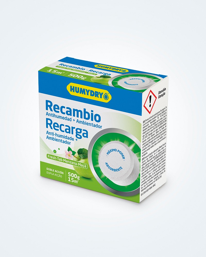 Recambio antihumedad Humydry aroma manzana