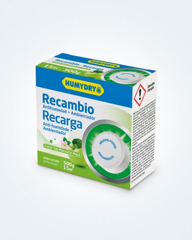 Recambio antihumedad Humydry aroma manzana