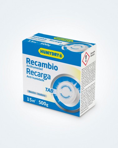 Recambio antihumedad humydry en tableta