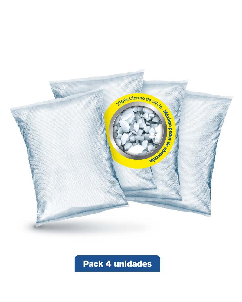 pack 4 recambios antihumedad 450g