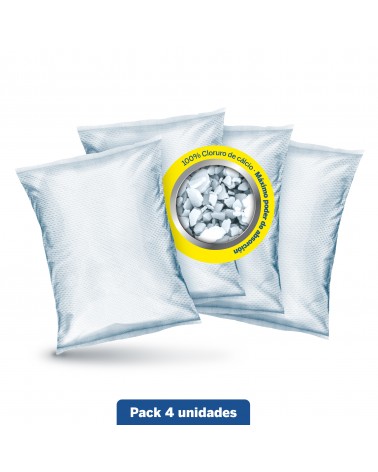 pack 4 recambios antihumedad 450g