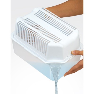 Una vez se consume el recambio antihumedad, cámbialo por uno nuevo y absorbe la humedad