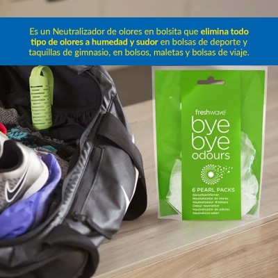 Ideal para utilizar en la bolsa o taquilla del gimnasio, en zapatos y zapateros, en bolsos o maletas de viaje...