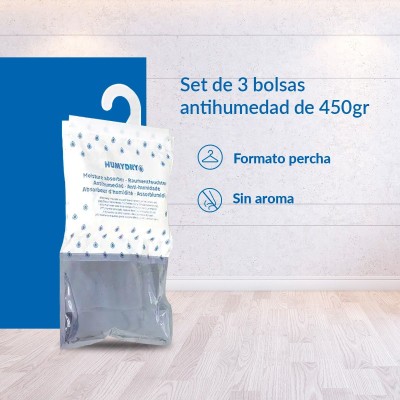 Percha antihumedad ideal para eliminar la humedad en el armario