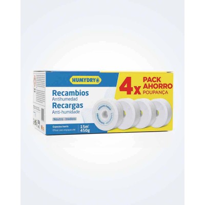 Pack recambios universales en tableta para aparatos antihumedad