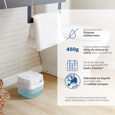 Lote Humydry Premium 450g + 3 Recambios de 450g