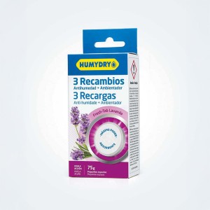 HUMYDRY Recambios Mini Tab 3x75g para deshumidificador