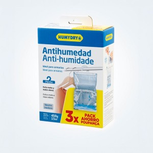 Deshumidificador para armarios - Oferta 3 unidades en formato ahorro