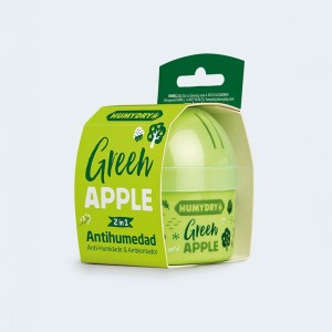 Lote 6 Mini 75g deshumidificadores y ambientador aroma manzana