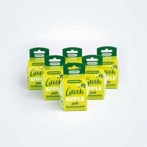 Lote 6 Mini 75g deshumidificadores y ambientador aroma manzana