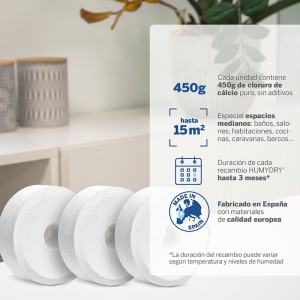 Tabletas de recambio para deshumidificador 4x450g