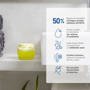 HUMYDRY Recambios Mini Tab 3x75g para deshumidificador