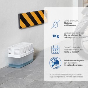 Deshumidificador HUMYDRY Antihumedad Premium 1000g