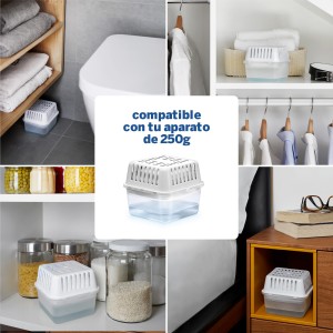 HUMYDRY Recambios Antihumedad 3x250g para deshumidificador