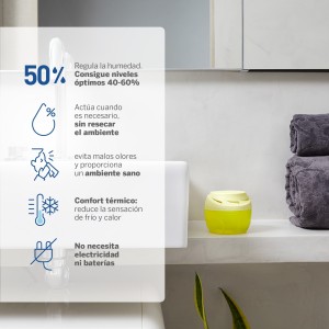 Deshumidificador y ambientador HUMYDRY Antihumedad Duplo 75g
