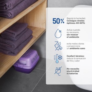 Deshumidificador Humydry Smart 450g aroma lavanda