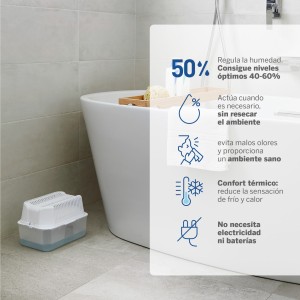 Lote 2 Deshumidificadores Humydry 1 kg + 2 Recambios