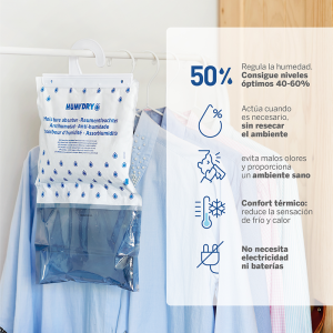 Lote HUMYDRY 6 Perchas deshumidificadoras