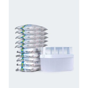 Lote 10 recambios 1Kg + Deshumidificador Premium 1000g
