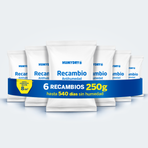 Lote 6 Recambios Antihumedad Humydry 250g
