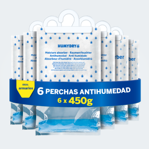 Lote HUMYDRY 6 Perchas deshumidificadoras