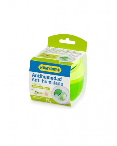 Aparato deshumidificador recargable con aroma a manzana