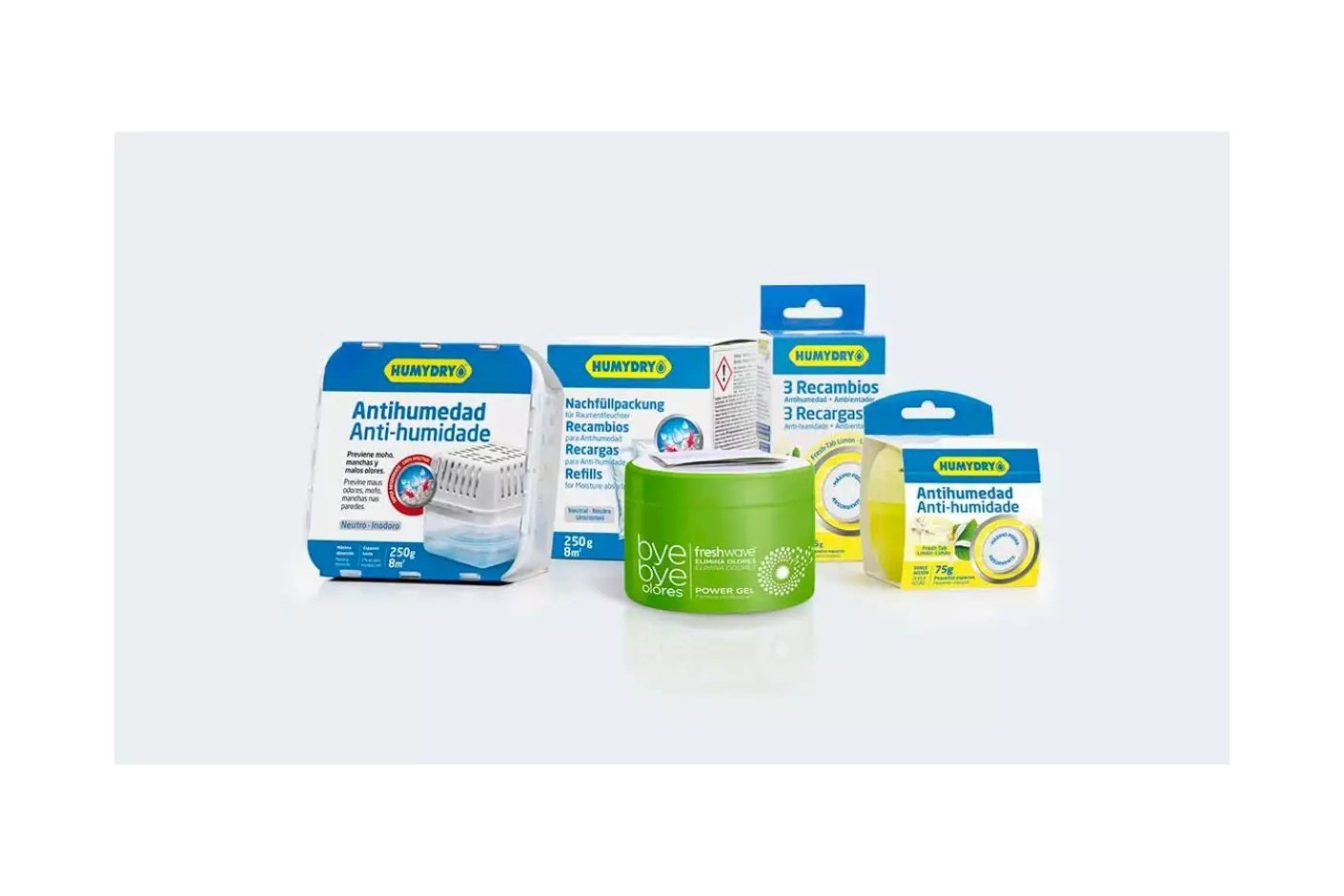 Nuevos lotes de productos contra la humedad y los olores